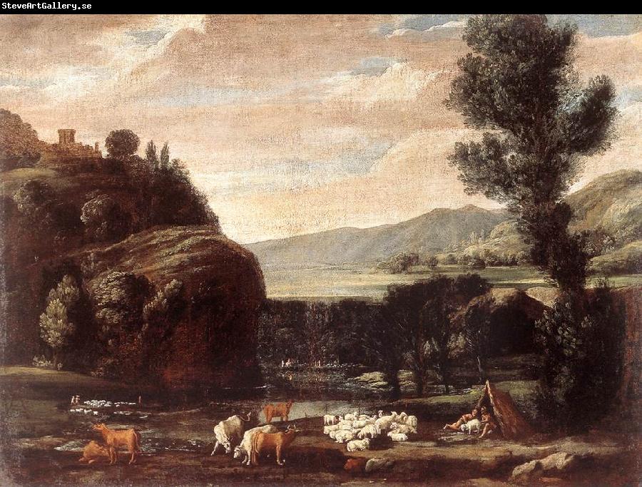 BONZI, Pietro Paolo Landscape with Shepherds and Sheep  gftry